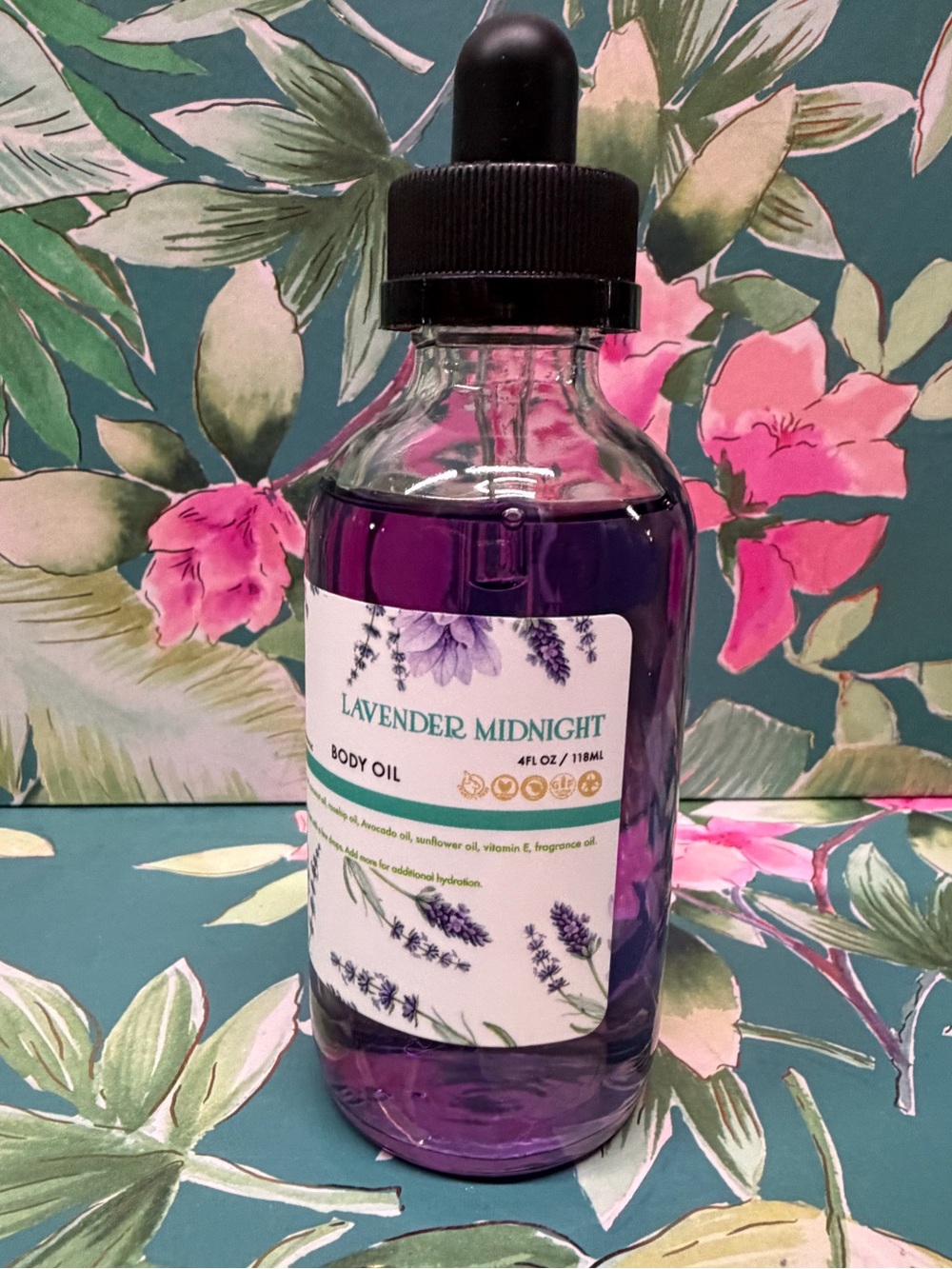 DillPicky x Aminnah Lavender Midnight Body Oil 4 oz – Limited Collaboration